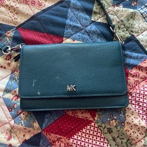 Michael Kors Dark Teal Wristlet